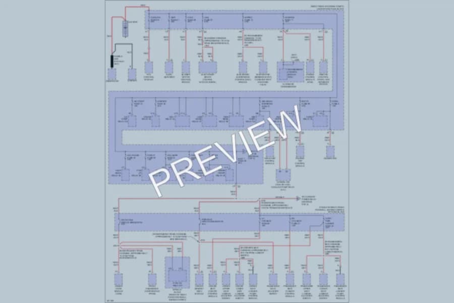 2009 Cadillac XLR Power Distribution wiring diagram preview