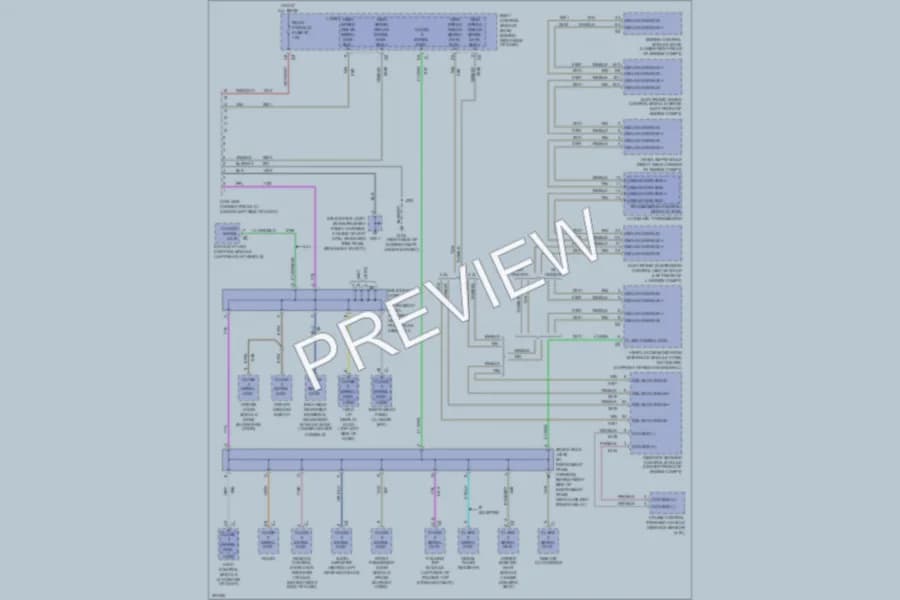2009 Cadillac XLRV Computer Data Lines wiring diagram preview