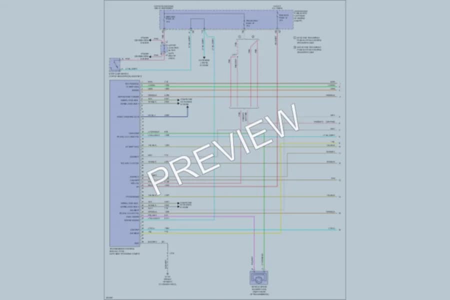 2009 Chevrolet Avalanche Transmission wiring diagram preview