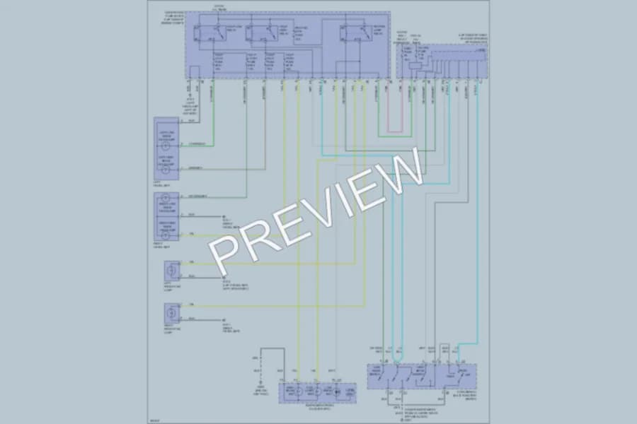 2009 Chevrolet Aveo5 Headlights wiring diagram preview