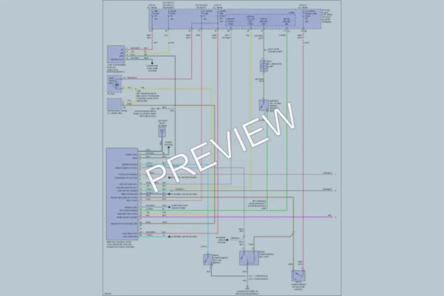 2009 Chevrolet Aveo5 Power Door Locks wiring diagram preview
