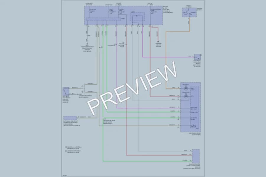2009 Chevrolet Aveo5 Warning Systems wiring diagram preview