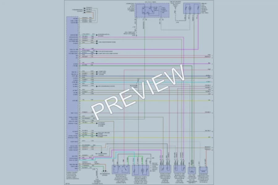2009 Chevrolet 2500 Hd Engine Performance wiring diagram preview with protected circuit layout