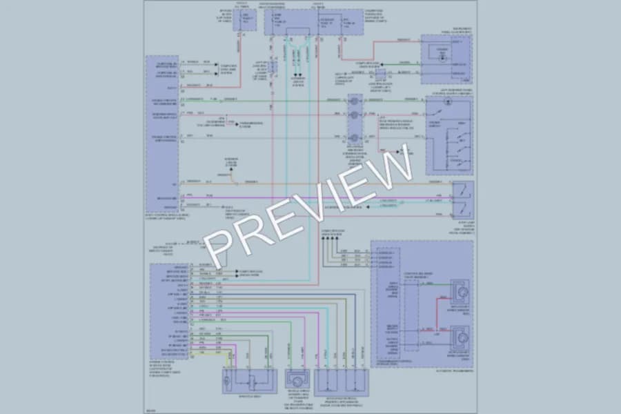 2009 Chevrolet 3500 Hd Cruise Control wiring diagram preview with protected circuit layout