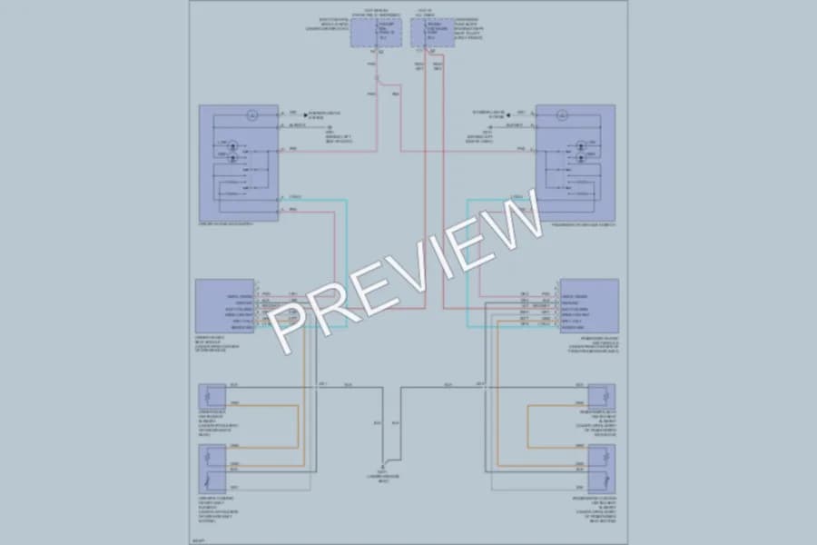 2009 Chevrolet Cobalt Power Seats wiring diagram preview