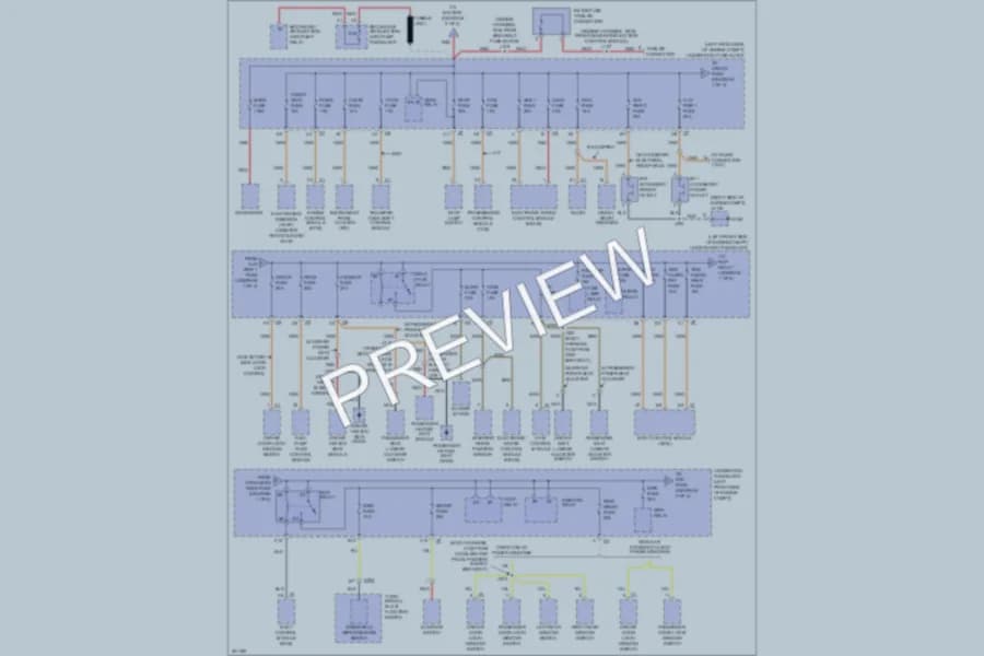 2009 Chevrolet Colorado Power Distribution wiring diagram preview