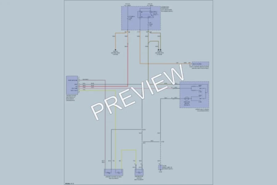 2009 Chevrolet Colorado Power Seats wiring diagram preview
