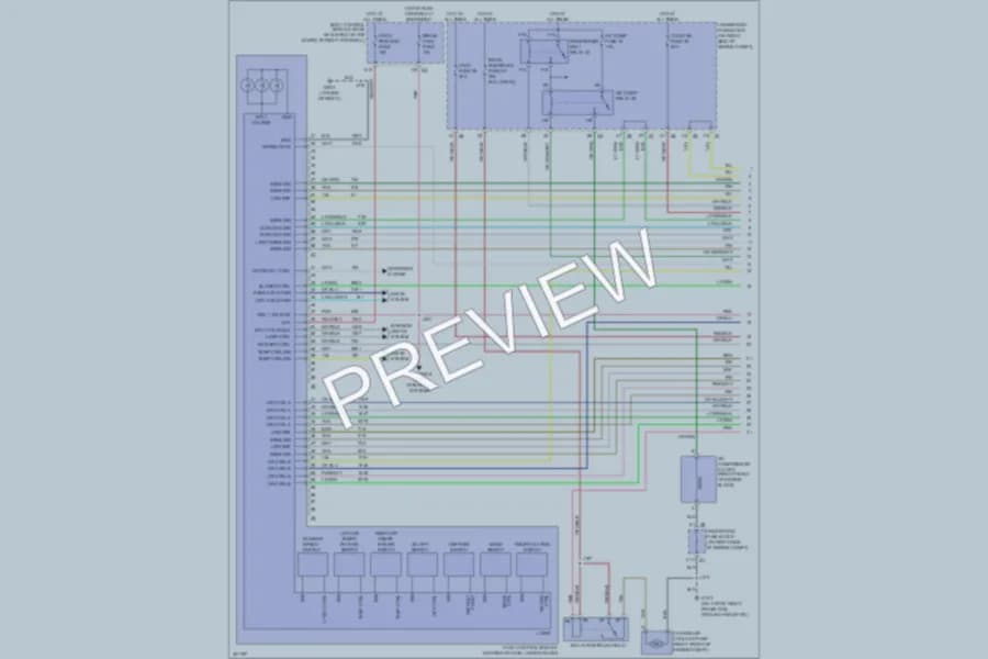 2009 Chevrolet Corvette Air Conditioning wiring diagram preview