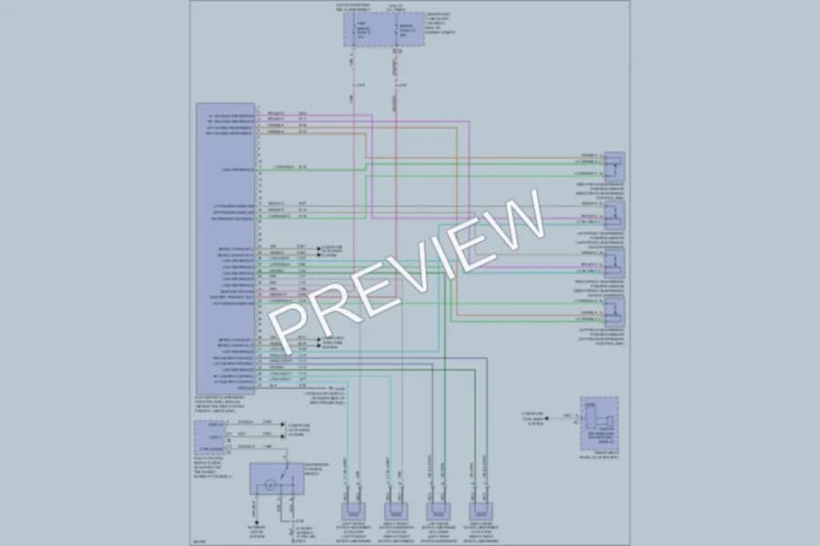 2009 Chevrolet Corvette Electronic Suspension wiring diagram preview