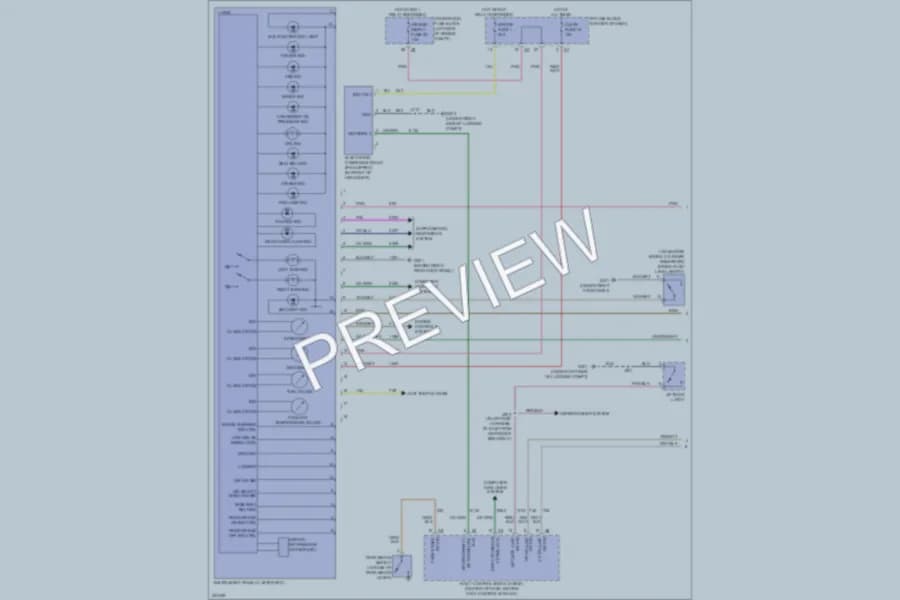 2009 Chevrolet Equinox Instrument Cluster wiring diagram preview