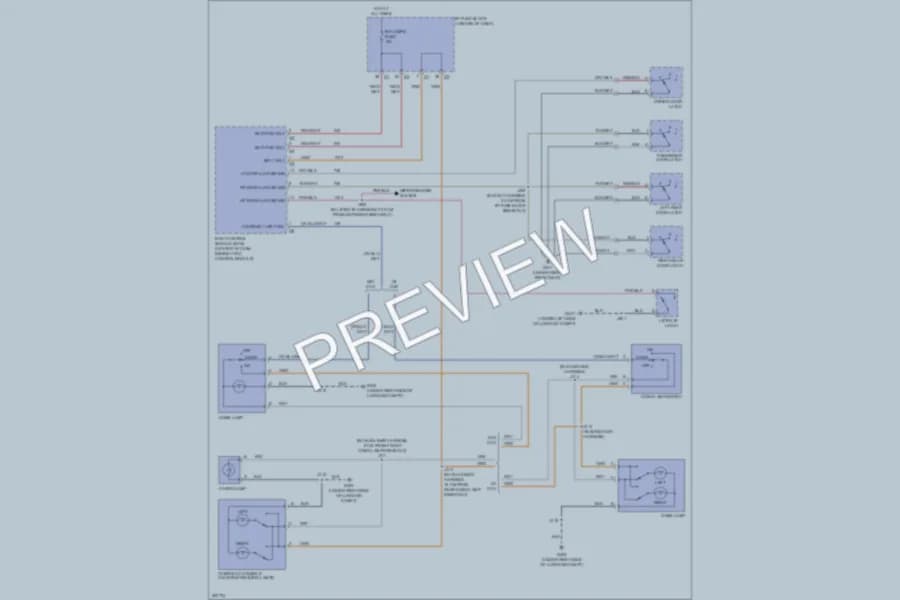 2009 Chevrolet Equinox Interior Lights wiring diagram preview