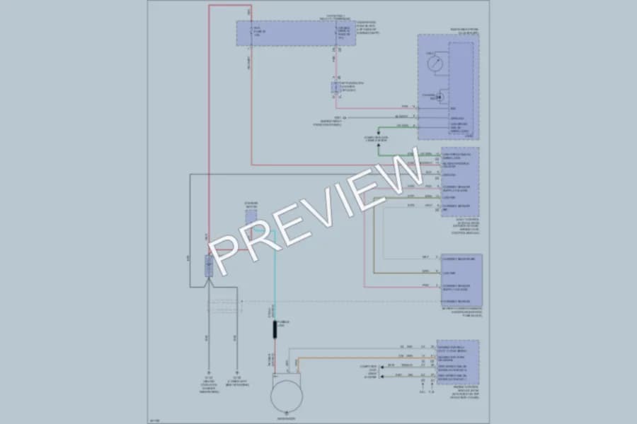 2009 Chevrolet Equinox Starting Charging wiring diagram preview