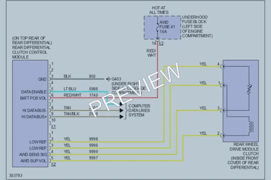 2009 Chevrolet Equinox Transmission wiring diagram preview
