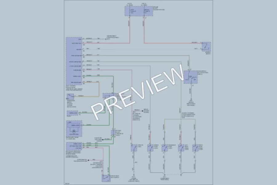 2009 Chevrolet Equinox Warning Systems wiring diagram preview