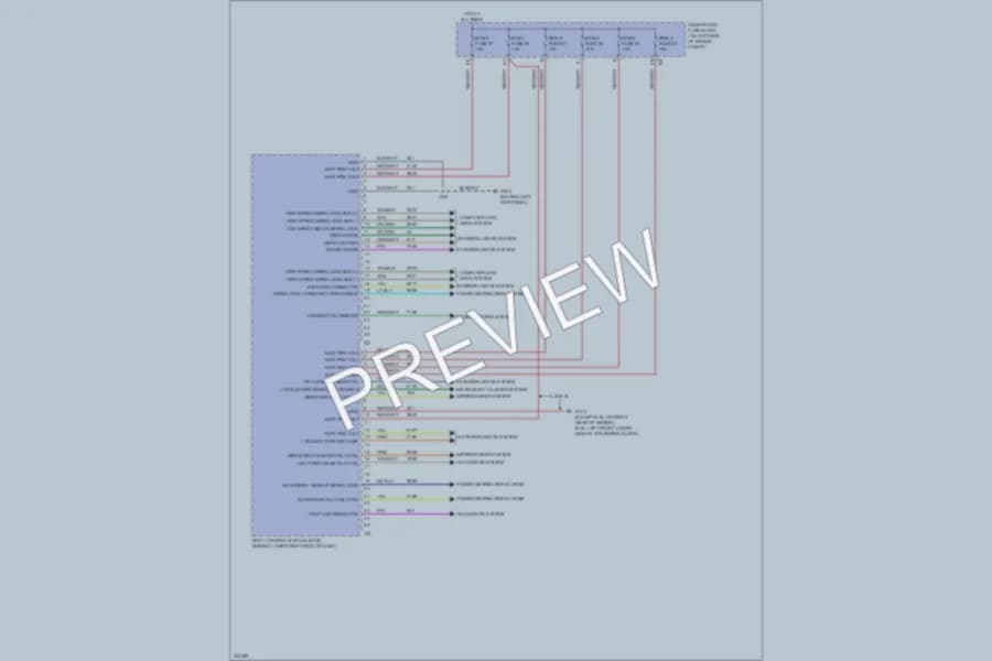 2009 Chevrolet G3500 Body Control Modules wiring diagram preview with protected circuit layout