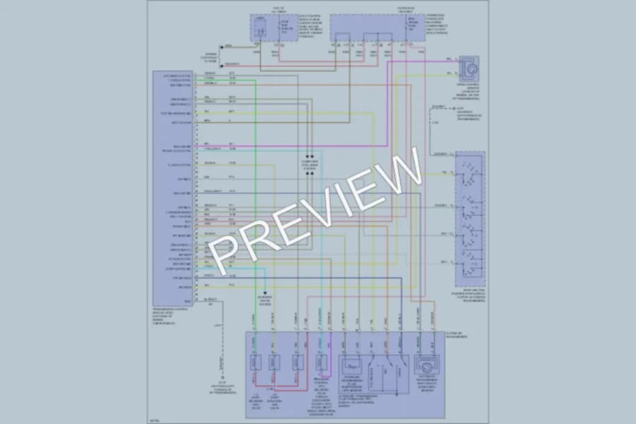 2009 Chevrolet HHR Transmission wiring diagram preview