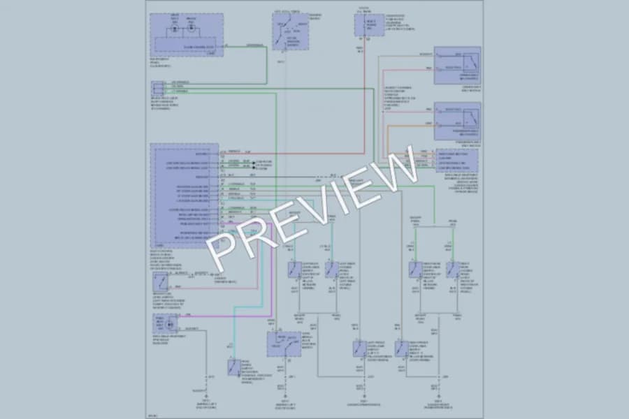 2009 Chevrolet HHR Warning Systems wiring diagram preview