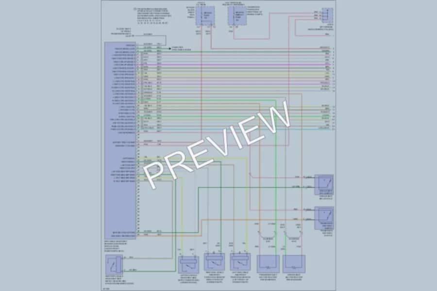 2009 Chevrolet Impala Supplemental Restraints wiring diagram preview