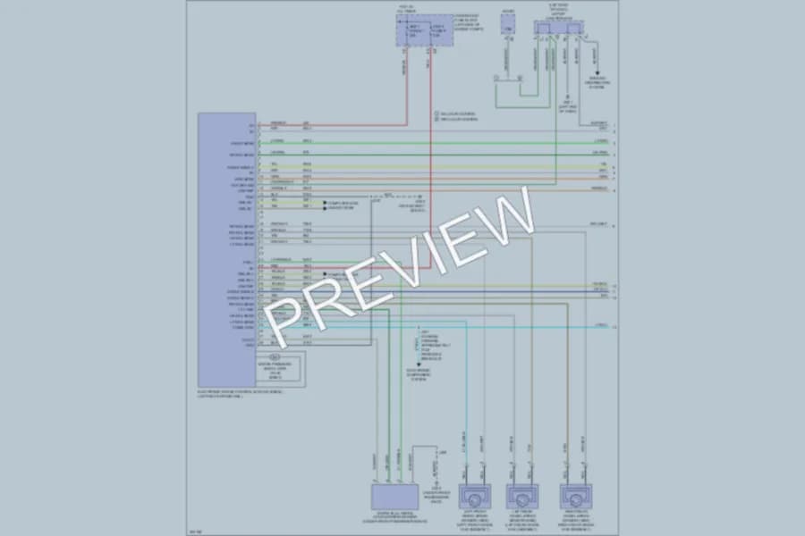 2009 Chevrolet K1500Suburban Anti Lock Brakes wiring diagram preview