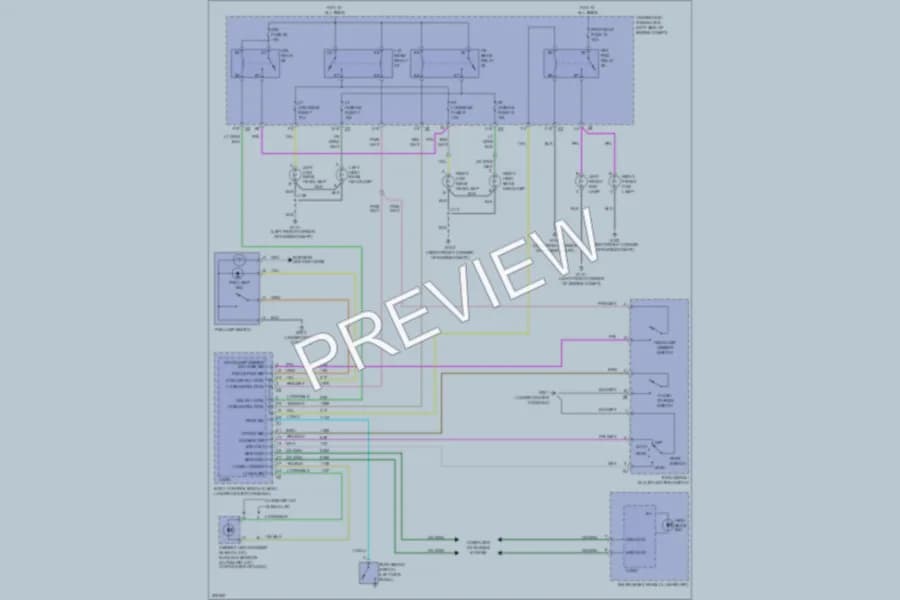 2009 Chevrolet Malibu Headlights wiring diagram preview