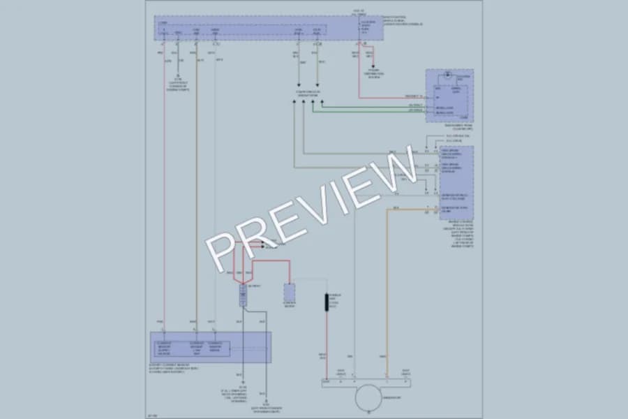 2009 Chevrolet Malibu Starting Charging wiring diagram preview