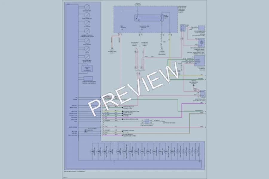 2009 Chevrolet Tahoe Instrument Cluster wiring diagram preview