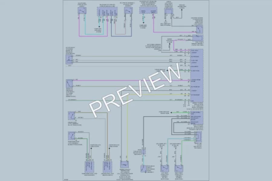 2009 Chevrolet TrailBlazer Instrument Cluster wiring diagram preview