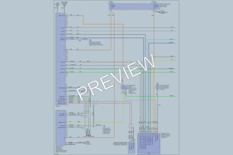 2009 Chevrolet TrailBlazer Radio wiring diagram preview