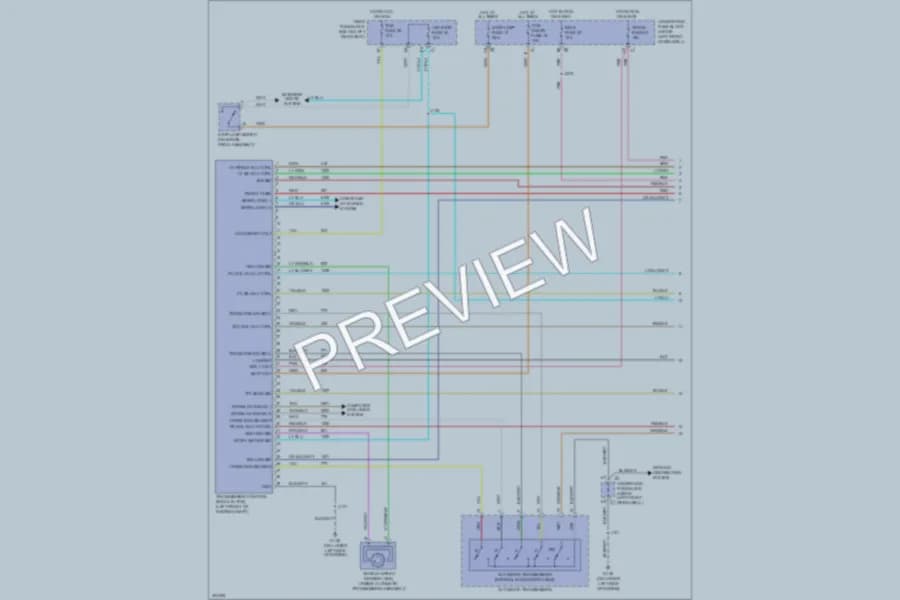 2009 Chevrolet TrailBlazer Transmission wiring diagram preview
