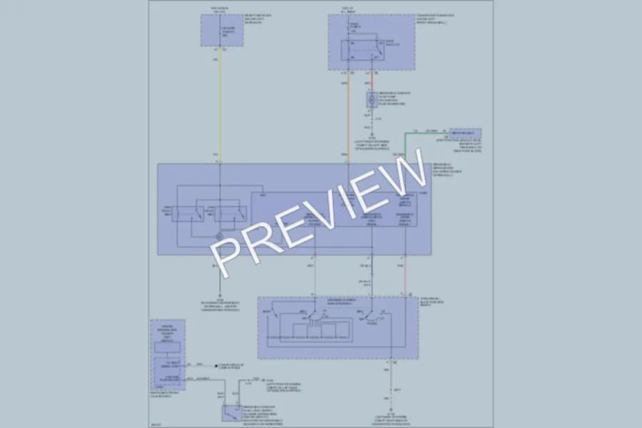 2009 Chevrolet TrailBlazer Wiper Washer wiring diagram preview