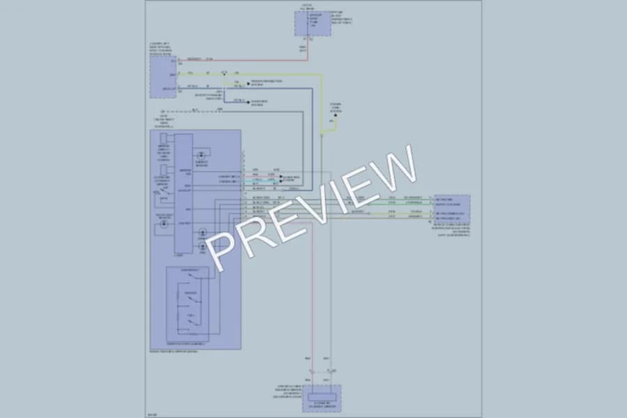 2009 Chevrolet Traverse Power Mirrors wiring diagram preview
