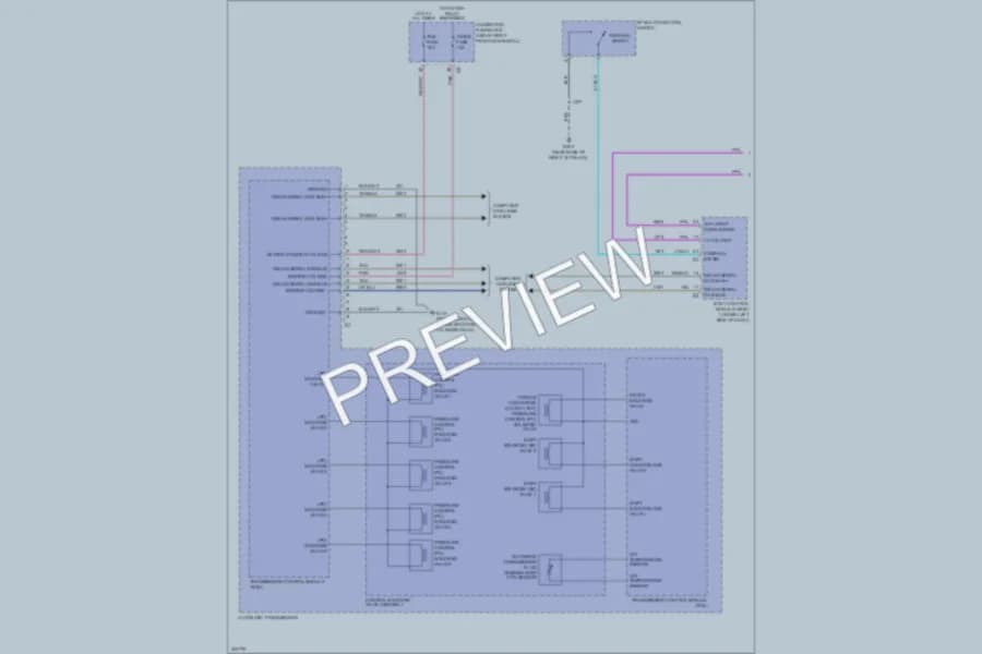 2009 Chevrolet Traverse Transmission wiring diagram preview