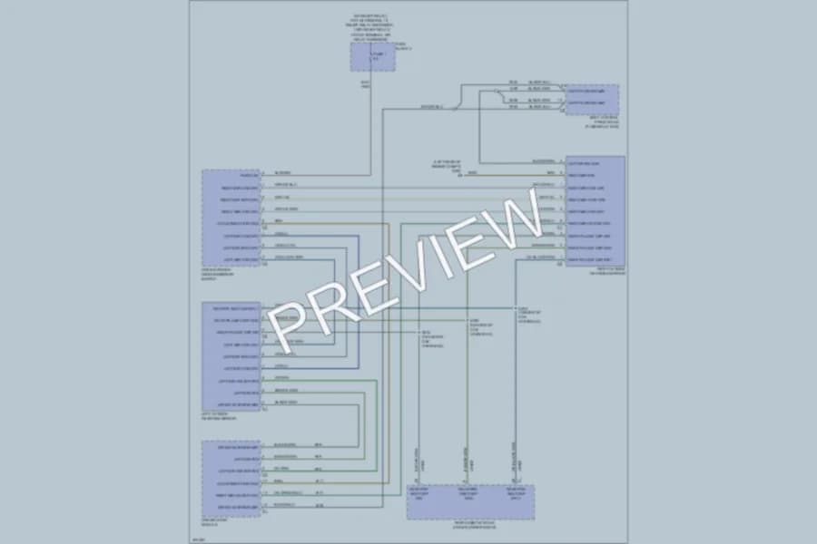 2009 Dodge 2500Sprinter Power Mirrors wiring diagram preview