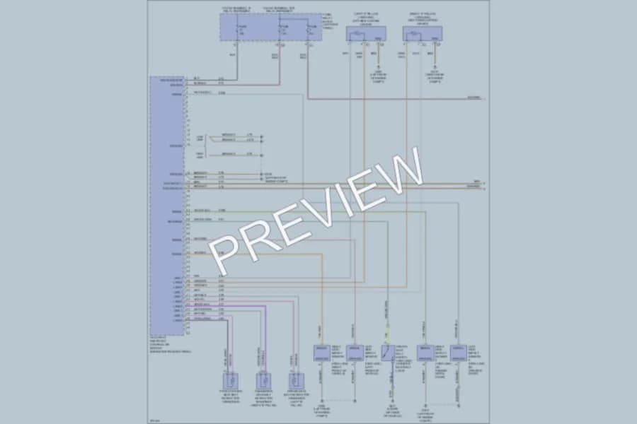 2009 Dodge 2500Sprinter Supplemental Restraints wiring diagram preview