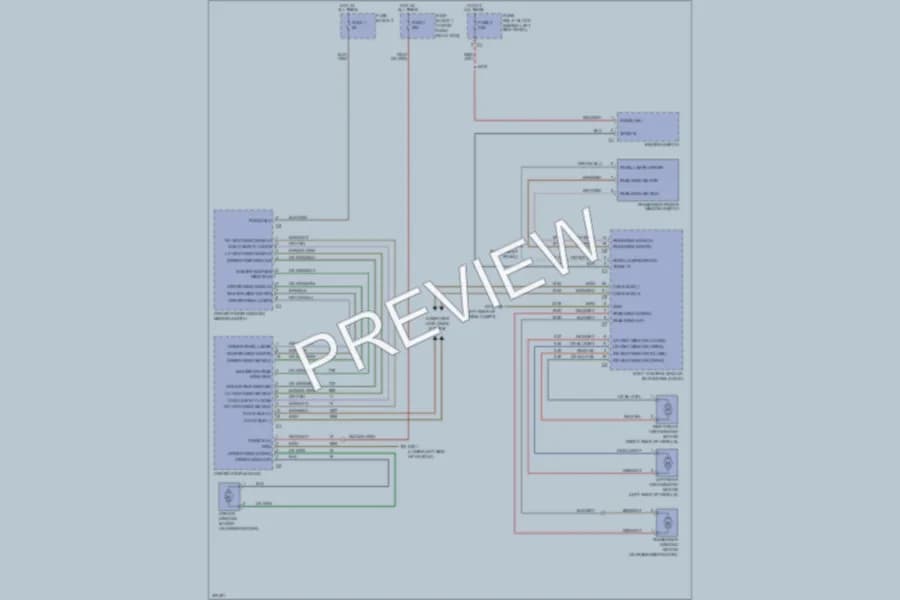2009 Dodge 3500Sprinter Power Windows wiring diagram preview