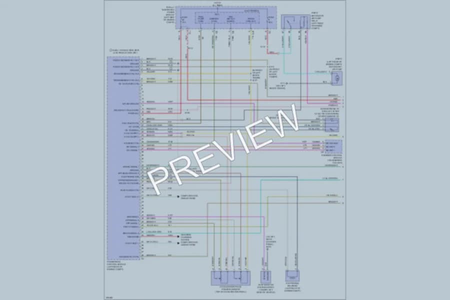 2009 Dodge Avenger Engine Performance wiring diagram preview