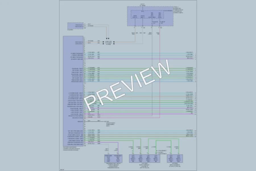 2009 Dodge Avenger Supplemental Restraints wiring diagram preview