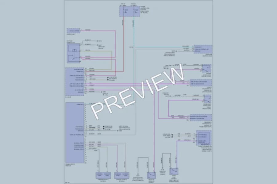 2009 Dodge Challenger Anti Theft wiring diagram preview