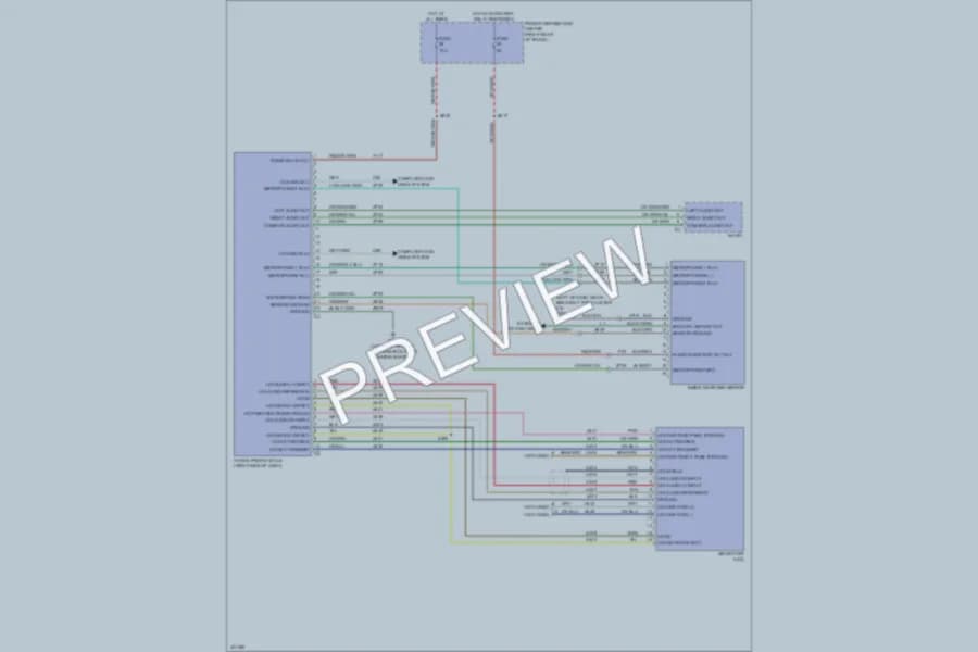 2009 Dodge Challenger Navigation wiring diagram preview