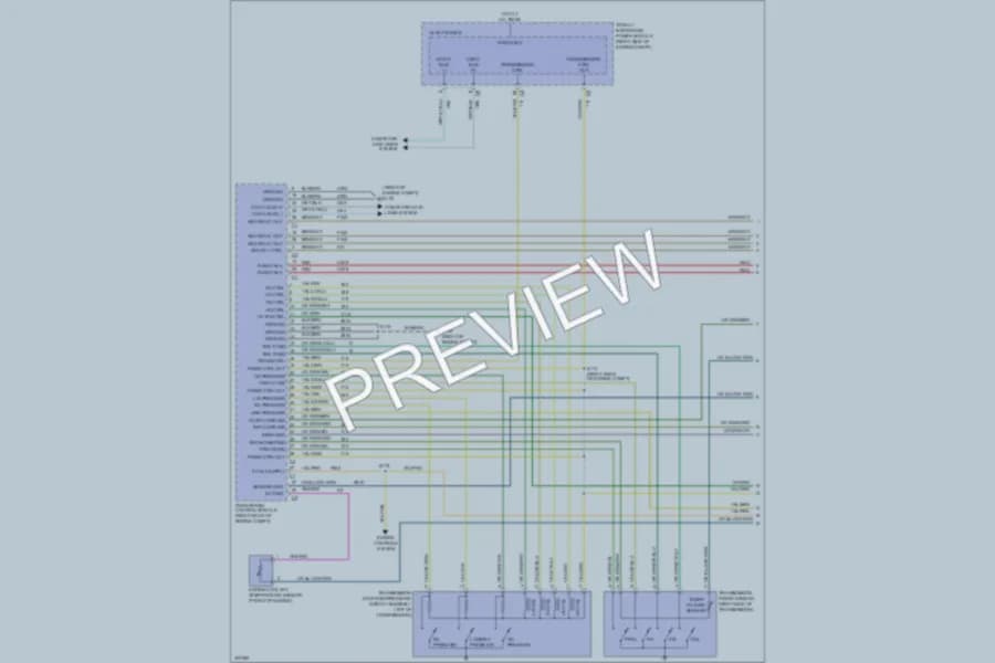 2009 Dodge Challenger Transmission wiring diagram preview