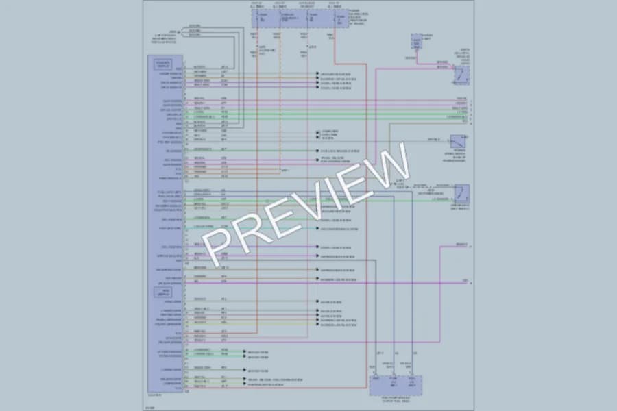 2009 Dodge Charger Instrument Cluster wiring diagram preview