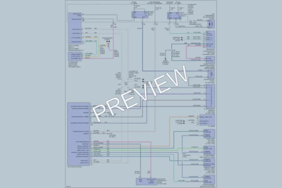 2009 Dodge Dakota Air Conditioning wiring diagram preview