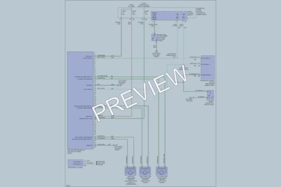 2009 Dodge Dakota Anti Lock Brakes wiring diagram preview