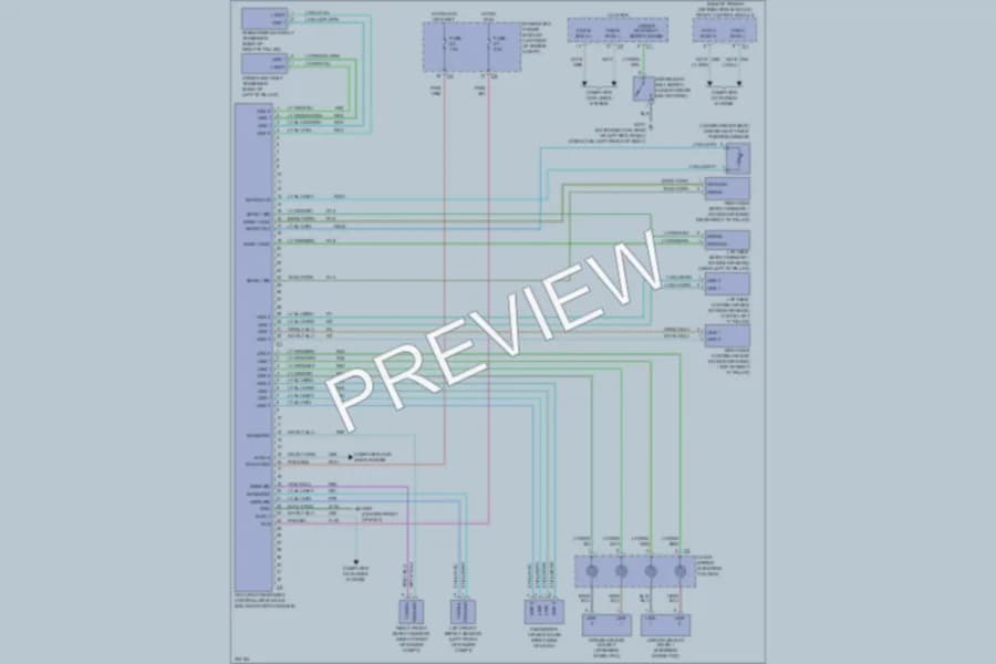 2009 Dodge Dakota Supplemental Restraints wiring diagram preview
