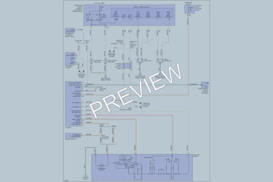2009 Dodge Durango Headlights wiring diagram preview