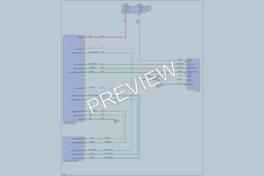 2009 Dodge Durango Radio wiring diagram preview