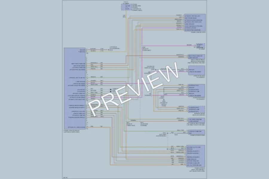 2009 Dodge Durango Trunk Tailgate Fuel Door wiring diagram preview