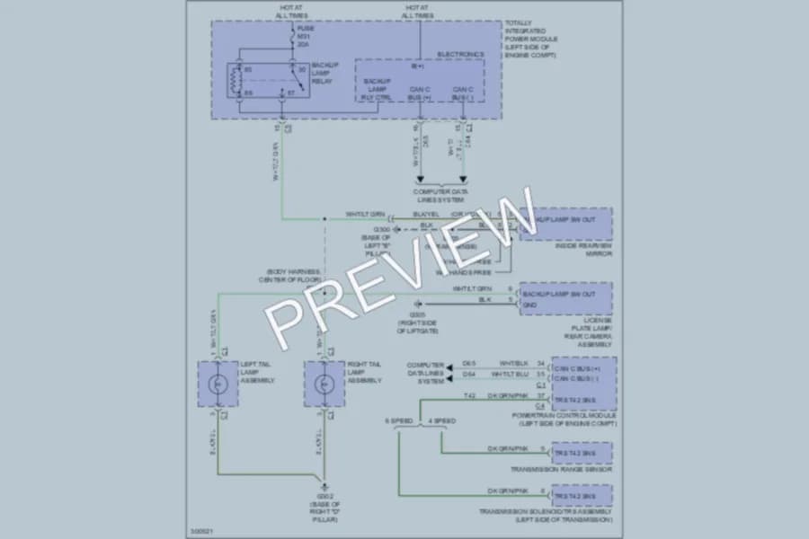 2009 Dodge GrandCaravan Exterior Lights wiring diagram preview