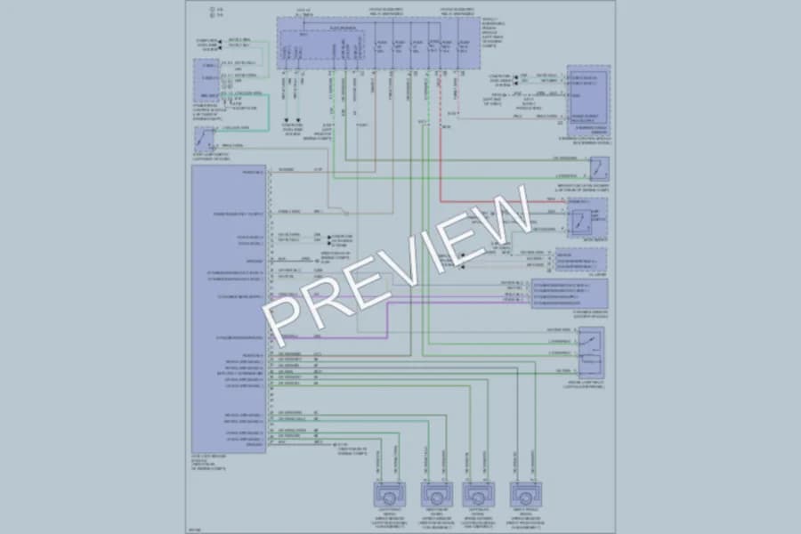 2009 Dodge Journey Anti Lock Brakes wiring diagram preview