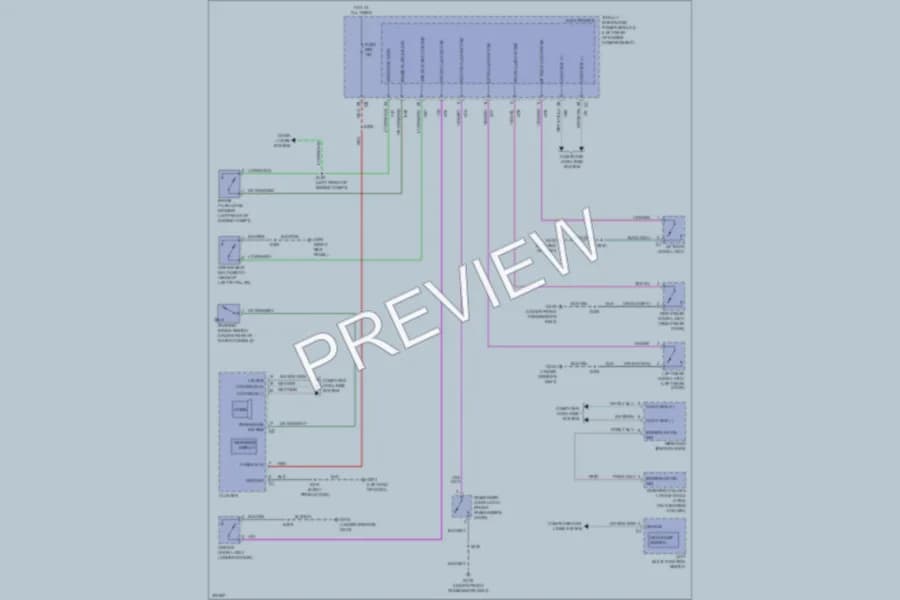 2009 Dodge Journey Warning Systems wiring diagram preview